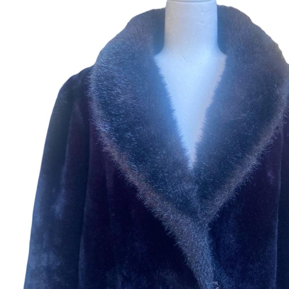 Vintage | Faux Fur Mid Length Coat
